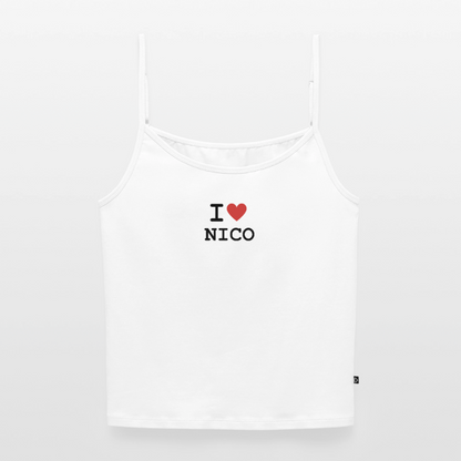 I <3 Nico - Trägertop - white