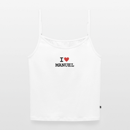 I <3 Manuel - Trägertop - white