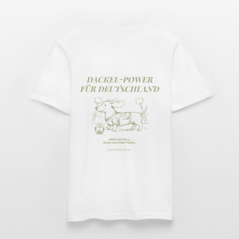 Dackel Power - Klassik T-Shirt - white