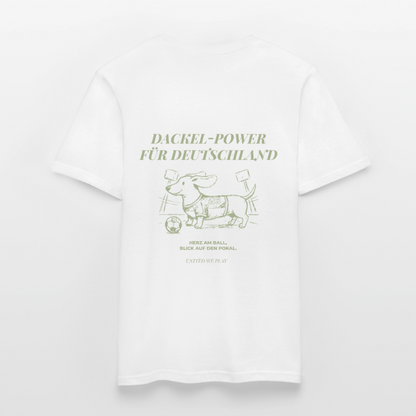 Dackel Power - Klassik T-Shirt - white