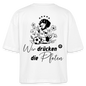 Wir drücken die Pfoten - Boxy T-Shirt - white