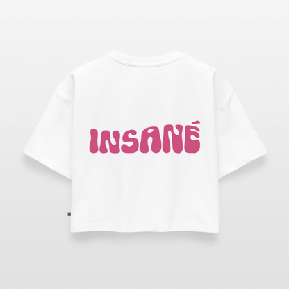 Insané - Oversized Cropped T-Shirt - white