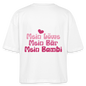 Mein Bambi - Boxy T-Shirt - white
