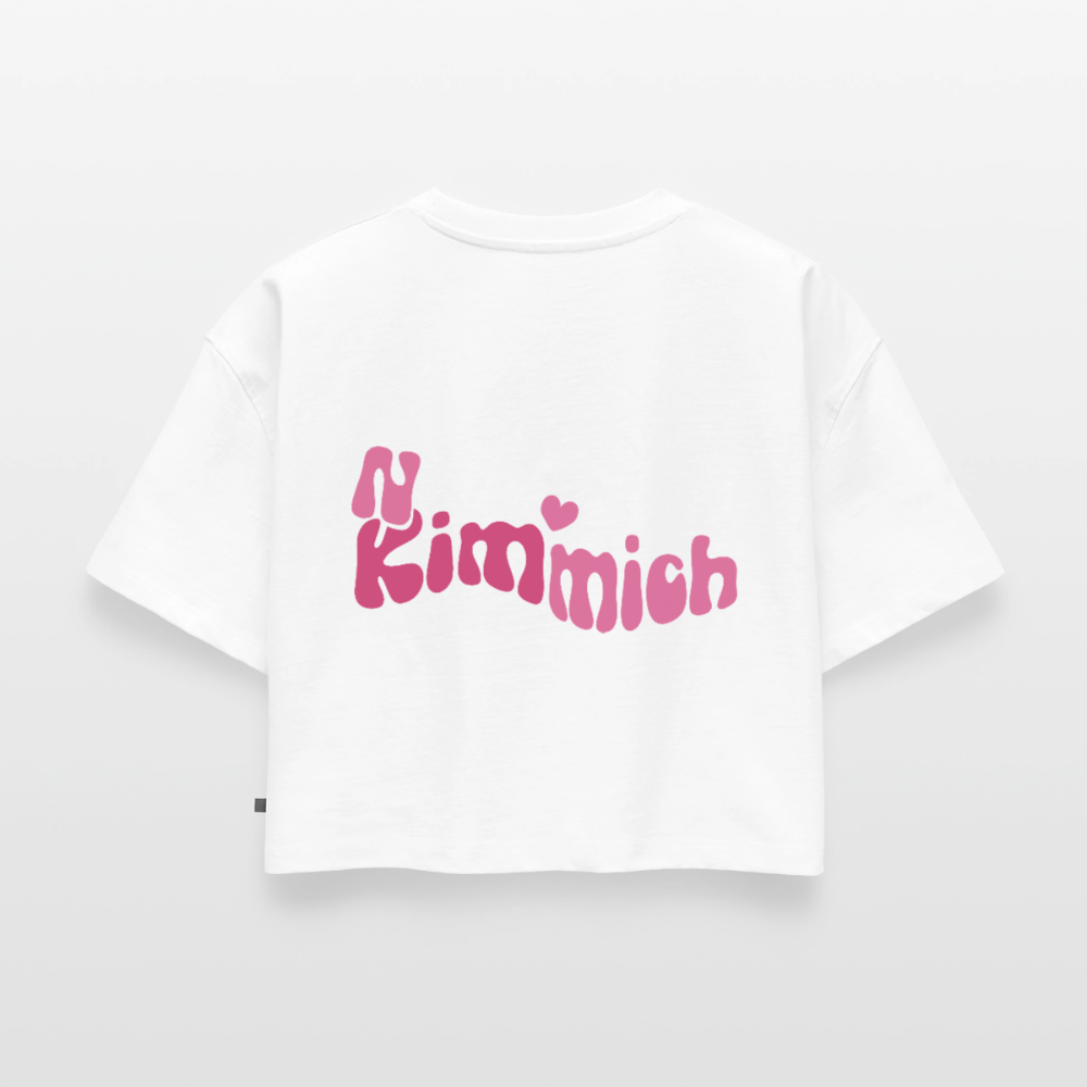 Nimmich - Oversized Cropped T-Shirt - white