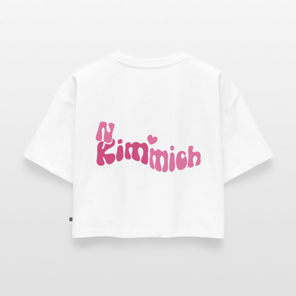 Nimmich - Oversized Cropped T-Shirt - white