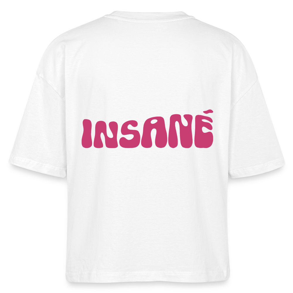 Insané - Boxy T-Shirt - white