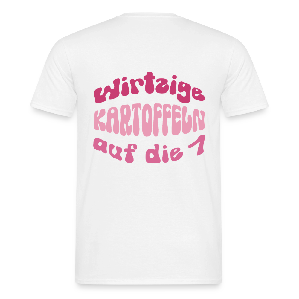wrtzige Kartoffeln - Klassik T-Shirt - white