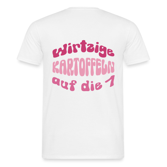 wrtzige Kartoffeln - Klassik T-Shirt - white