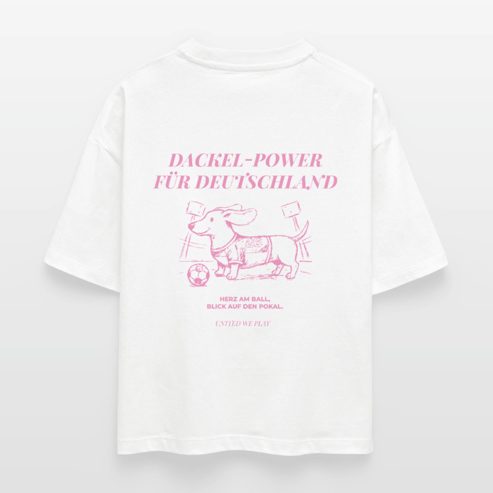 Dackel Power - Boxy t-Shirt - white