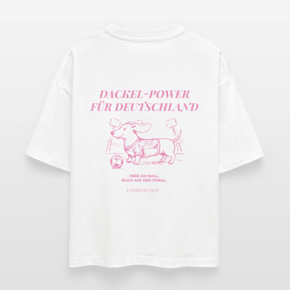 Dackel Power - Boxy t-Shirt - white