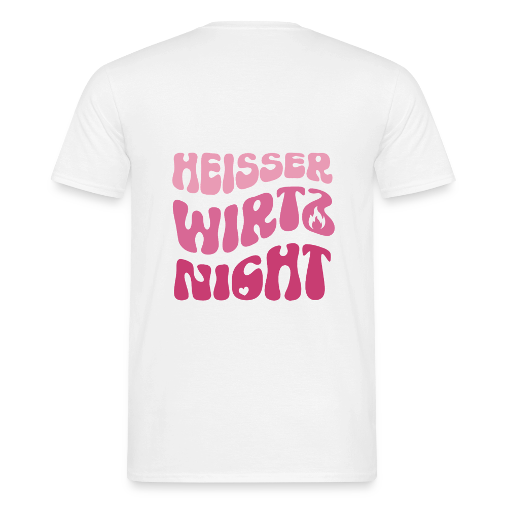 Heisser wirtz nicht - Klassik T-Shirt - white
