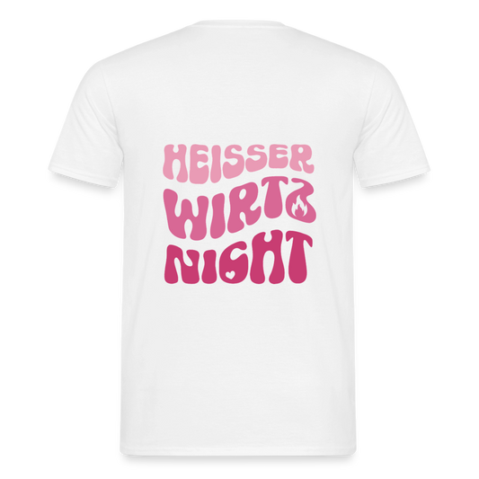 Heisser wirtz nicht - Klassik T-Shirt - white