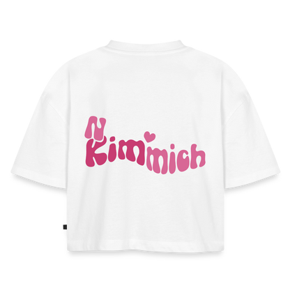 Nimmich - Oversized Cropped T-Shirt - white