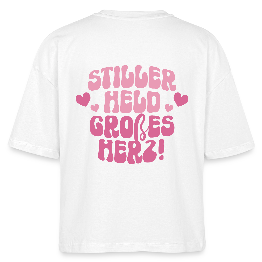 Stiller Held - Boxy T-Shirt - white