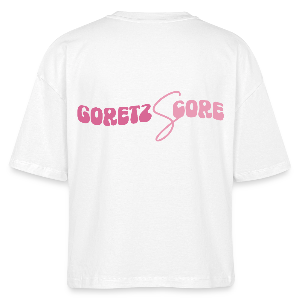 GoretzScore - Boxy T-Shirt - white