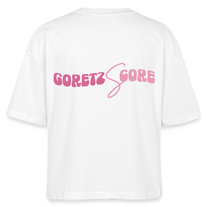 GoretzScore - Boxy T-Shirt - white