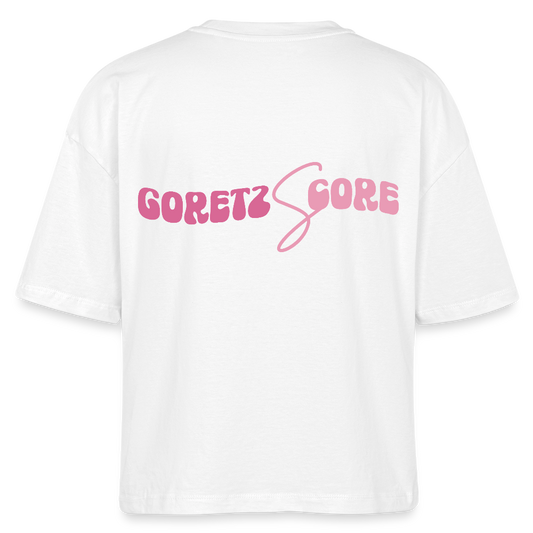 GoretzScore - Boxy T-Shirt - white