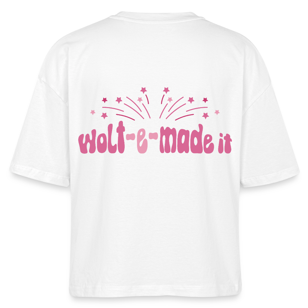 Wolte made it - Women’s Boxy T-Shirt - white