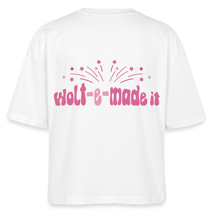 Wolte made it - Women’s Boxy T-Shirt - white