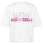 Wolte made it - Women’s Boxy T-Shirt - white