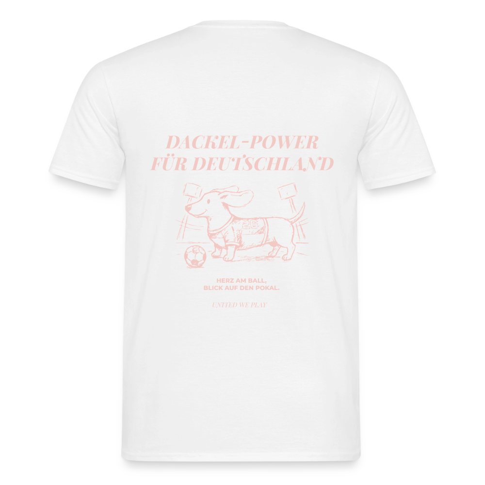 Dackel Power - Klassik T-Shirt - white