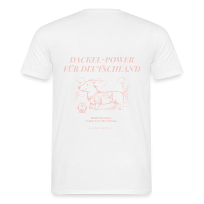 Dackel Power - Klassik T-Shirt - white