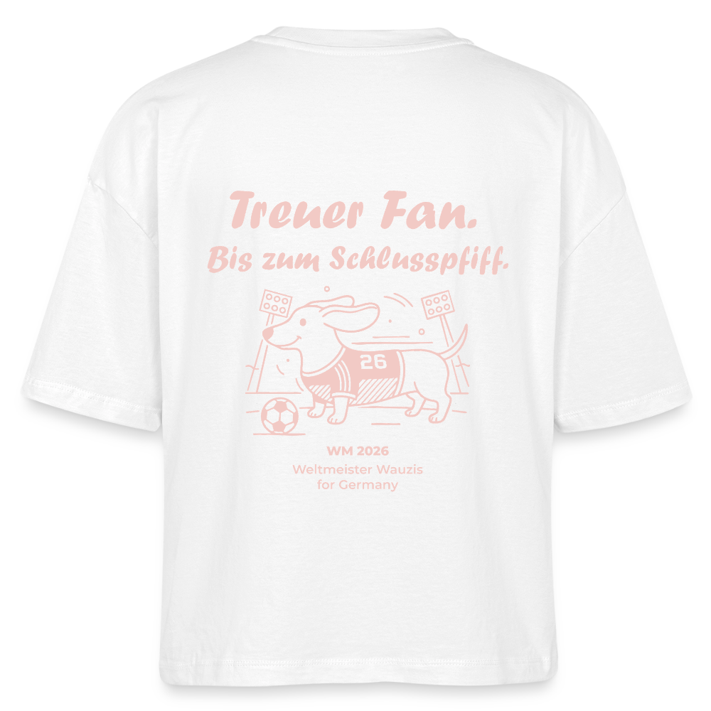 Treuer Fan - Boxy T-Shirt - white