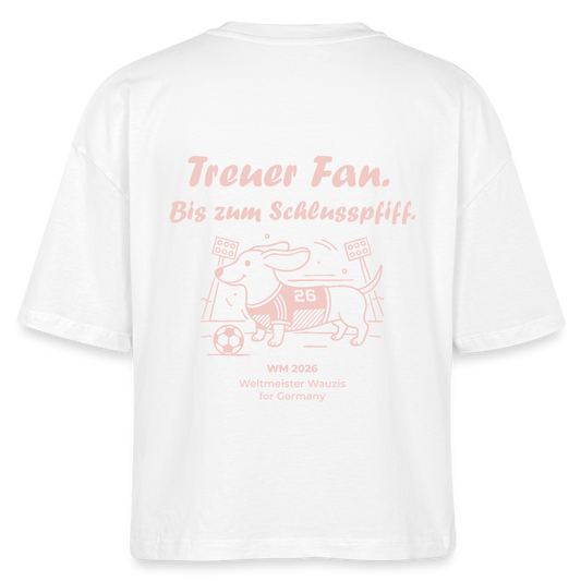 Treuer Fan - Boxy T-Shirt - white