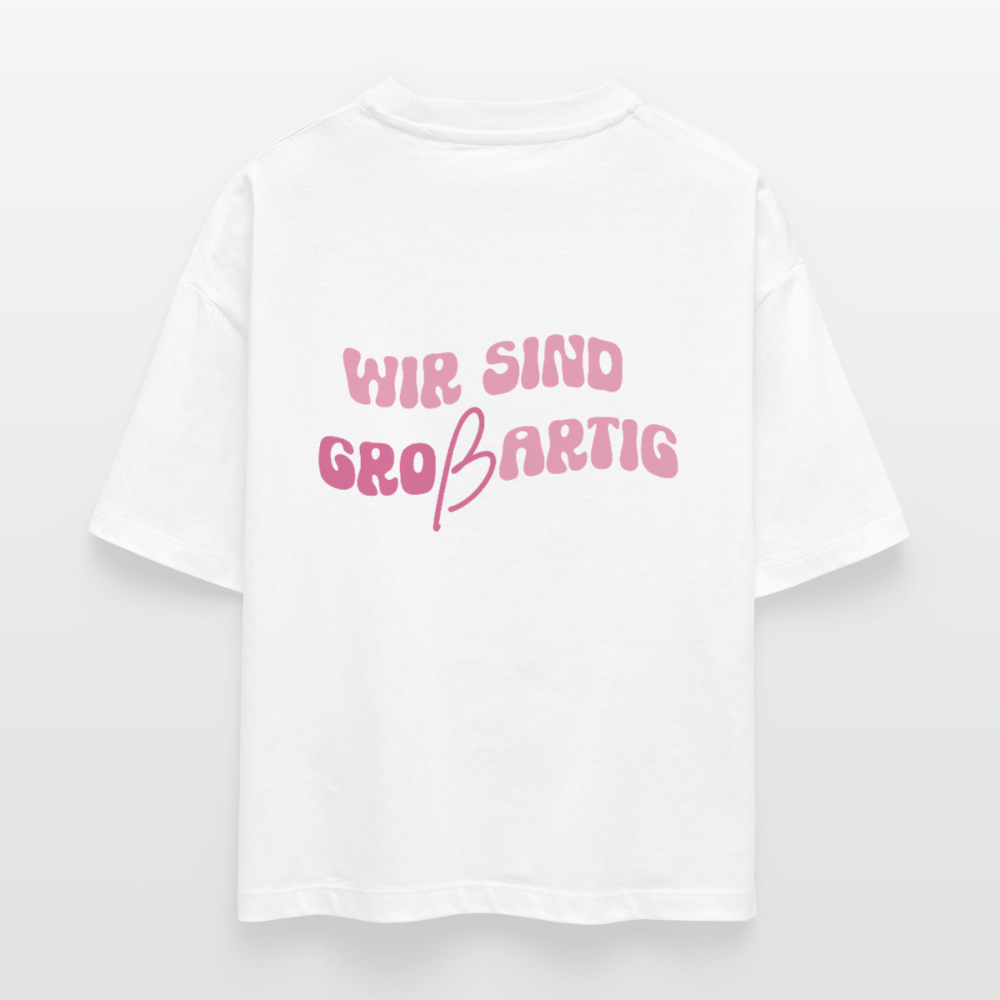 Großartig - Boxy T-Shirt - white
