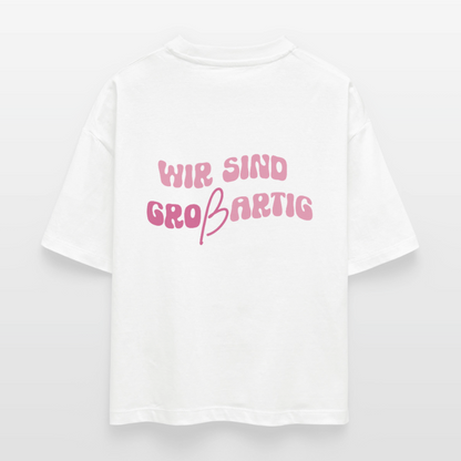 Großartig - Boxy T-Shirt - white