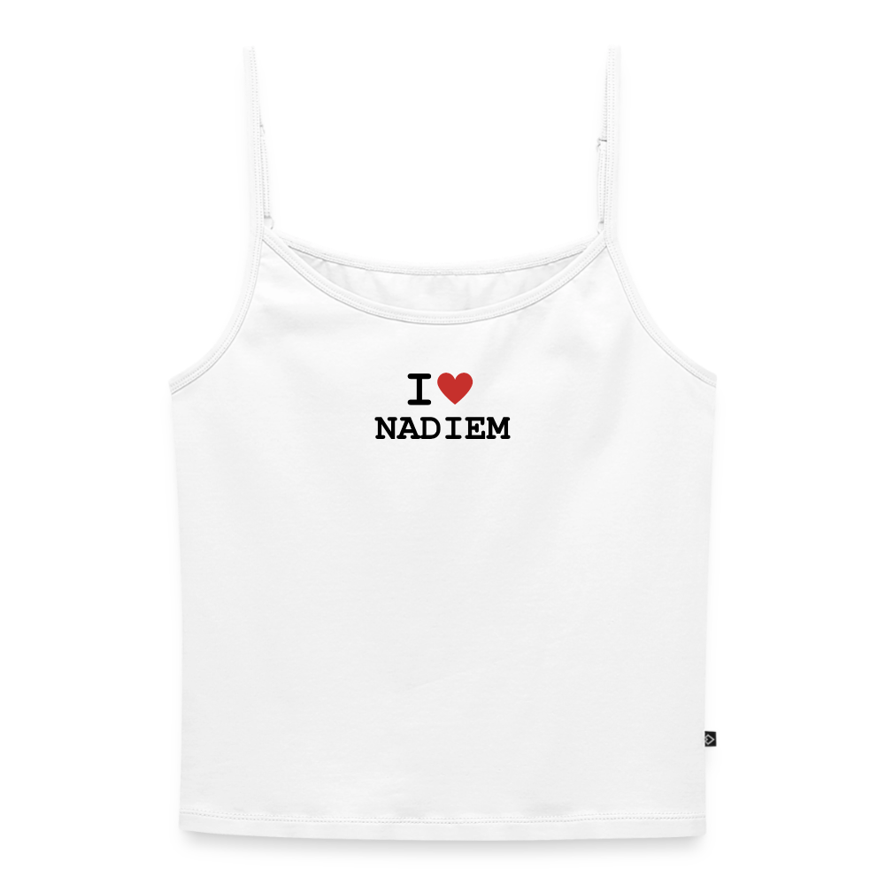 I <3 Nadiem - Trägertop - white