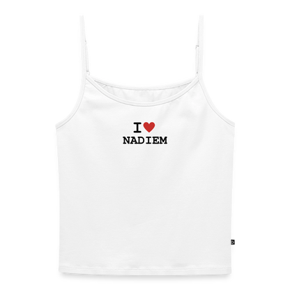 I <3 Nadiem - Trägertop - white