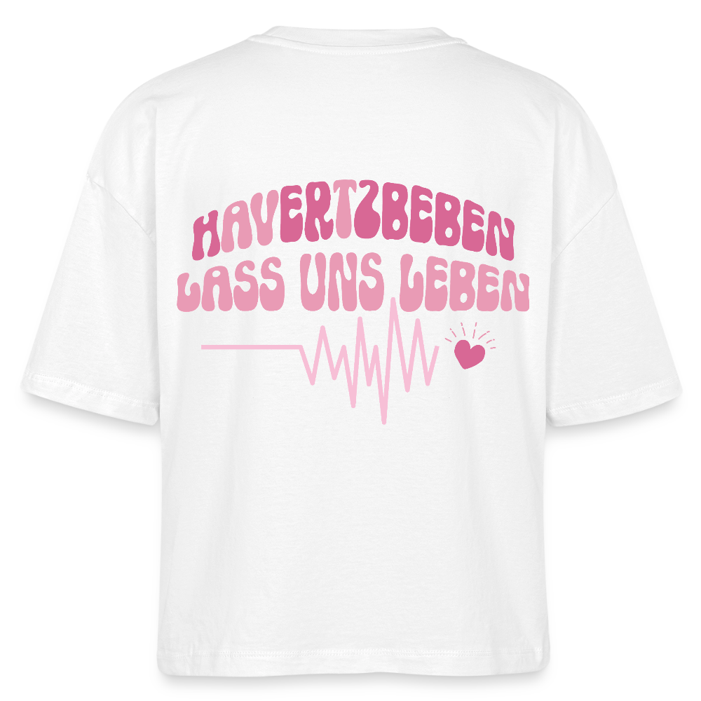 Havertzbeben - Boxy T-Shirt - white