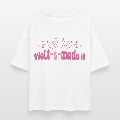 Wolte made it - Women’s Boxy T-Shirt - white