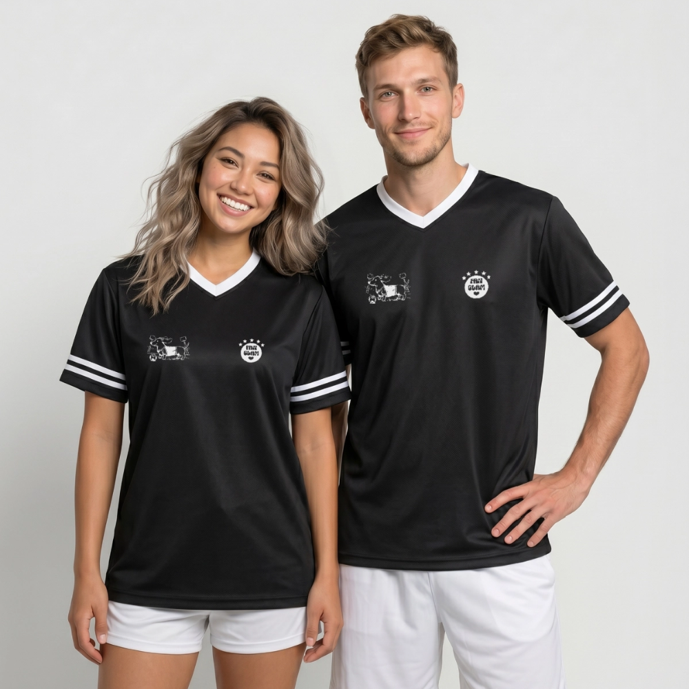 Dackel Power Trikot Style Mesh - black/white