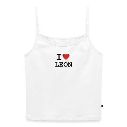 I <3 Leon - Trägertop - white