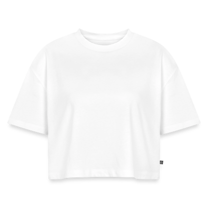 Bombastic Bambi - Oversized Cropped T-Shirt - white
