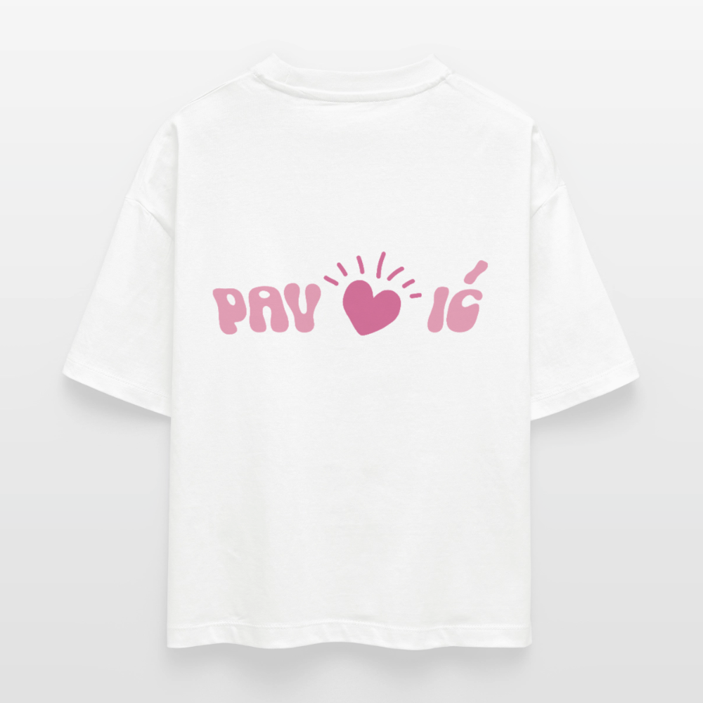 Pav <3 ic - Boxy T-Shirt - white