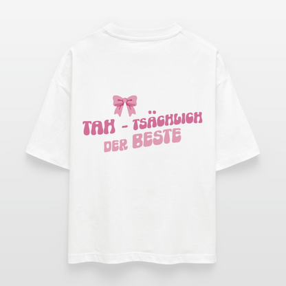 Tahtsächlich - Boxy T-Shirt - white