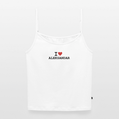 I <3 Aleksandar - Trägertop - white