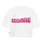 Insané - Oversized Cropped T-Shirt - white