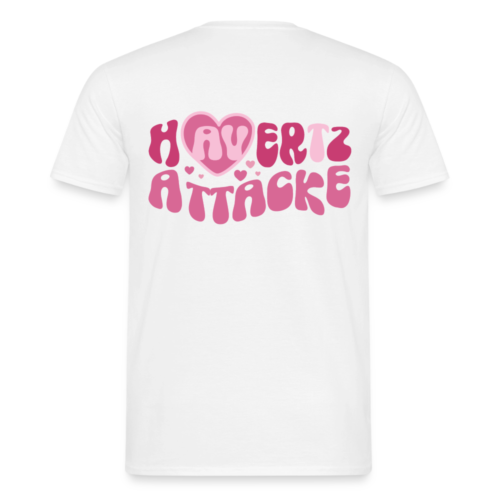 Havertz Attacke - Klassik T-Shirt - white