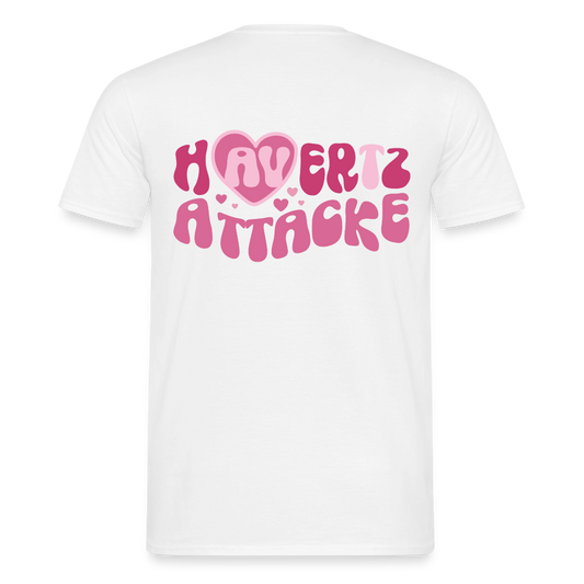 Havertz Attacke - Klassik T-Shirt - white