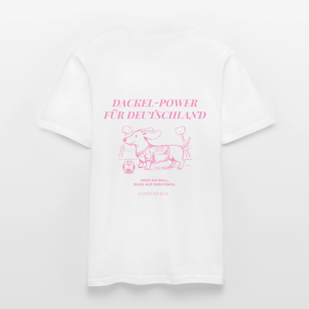 Dackel Power - Klassik T-Shirt - white
