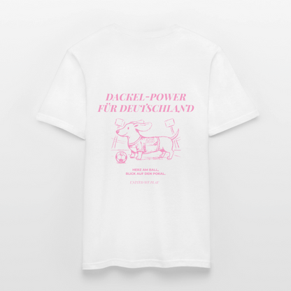 Dackel Power - Klassik T-Shirt - white