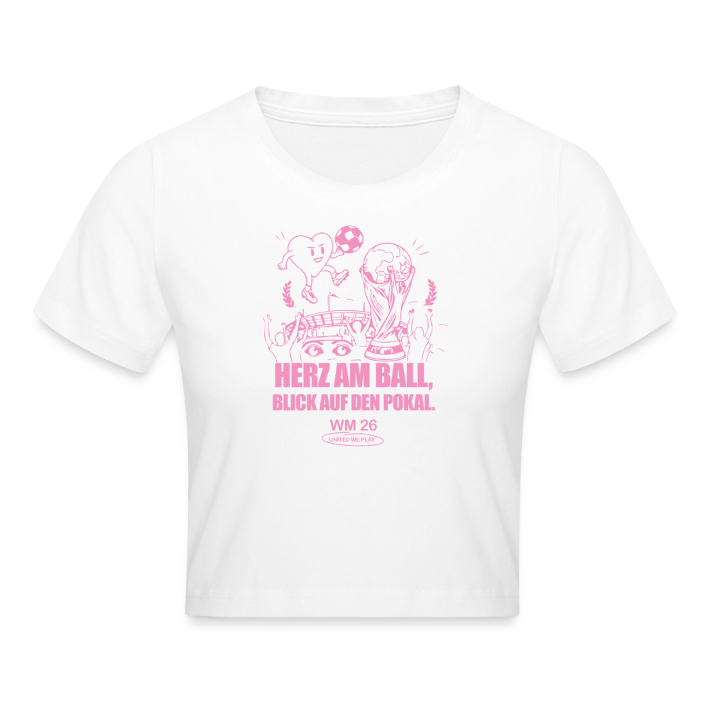 Herz am Ball - Baby Tee - white