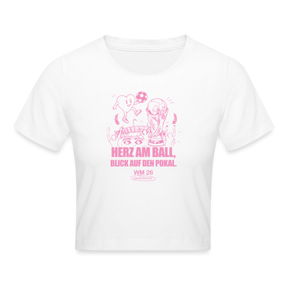 Herz am Ball - Baby Tee - white