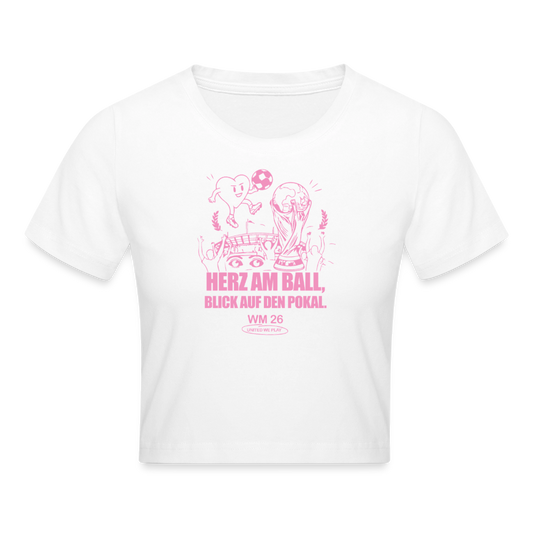 Herz am Ball - Baby Tee - white