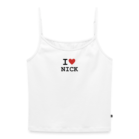 I <3 Nick - Trägertop - white