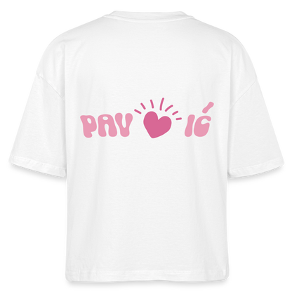Pav <3 ic - Boxy T-Shirt - white